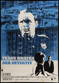 7r651 DETECTIVE German '68 Frank Sinatra as gritty New York City cop, an adult look at police!
