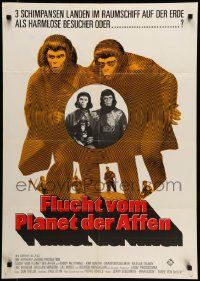 7r679 ESCAPE FROM THE PLANET OF THE APES German '71 meet Baby Milo who has Washington terrified!