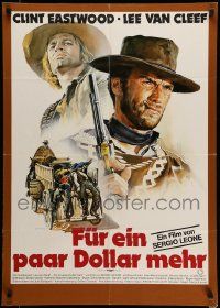 7r695 FOR A FEW DOLLARS MORE German R78 Sergio Leone, art of Clint Eastwood & Kinski by Casaro!