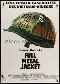 7r703 FULL METAL JACKET German '87 Stanley Kubrick Vietnam War movie, Castle art!