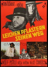 7r724 GREAT SILENCE German '69 Corbucci, Kinski & Trintignant, spaghetti western!