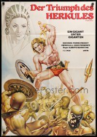 7r736 HERCULES VS. THE GIANT WARRIORS German R70s Casaro art of Ercole fighting gladiators!