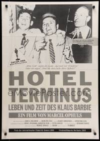 7r744 HOTEL TERMINUS German '89 Marcel Ophuls directs the life of Klaus Barbie!