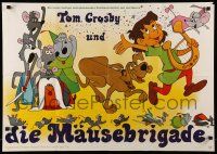 7r766 JACK & THE BEANSTALK German '78 cool cartoon art of classic fairy tale!