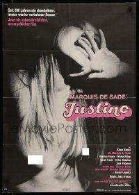 7r774 JUSTINE German '69 Klaus Kinski, different sexy image of topless Romina Power!