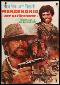 7r826 MERCENARY German '69 Il Mercenario, different art of gunslingers Jack Palance & Franco Nero