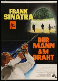 7r838 NAKED RUNNER German '67 different art of Frank Sinatra with sniper rifle and tunnel!
