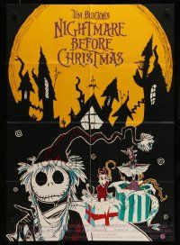 7r842 NIGHTMARE BEFORE CHRISTMAS German '94 Tim Burton, Disney, different horror cartoon art!