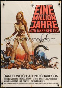 7r853 ONE MILLION YEARS B.C. German '66 full-length sexiest prehistoric cave woman Raquel Welch!