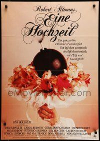 7r976 WEDDING German '78 Robert Altman, wacky different image of bomb in bouquet!