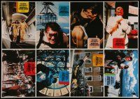 7r159 MOONRAKER German LC poster '79 Roger Moore as Bond, Kiel, Lonsdale, Lois Chiles!