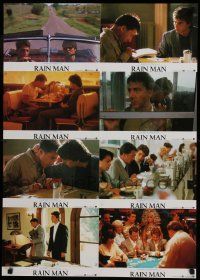 7r163 RAIN MAN German LC poster '89 Tom Cruise & autistic Dustin Hoffman!