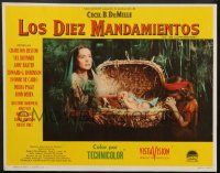 7r061 TEN COMMANDMENTS Mexican LC R60s Martha Scott about to send baby Moses down river!