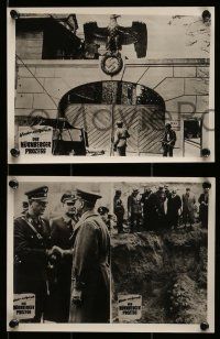 7r012 EXECUTIONERS 5 South American 7.25x9.5 stills '59 WWII death camps, Nuremberg trials!