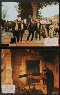 7r112 WILD BUNCH 8 French LCs R75 Sam Peckinpah classic, Warren Oates & Ben Johnson!