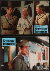 7r073 SEA WOLVES 24 German LCs '80 different Gregory Peck, Roger Moore & David Niven!