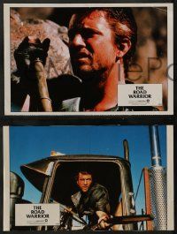 7r055 MAD MAX 2: THE ROAD WARRIOR 6 Swedish LCs '82 George Miller, Mel Gibson returns as Mad Max!