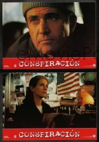 7r140 CONSPIRACY THEORY 7 Spanish LCs '97 Mel Gibson, Julia Roberts, Patrick Stewart