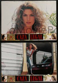7r131 FAIR GAME 10 Spanish LCs '96 sexy Cindy Crawford & William Baldwin as cop on the edge!