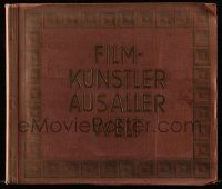 7s017 FILM-KUNSTLER AUS ALLER WELT German 10x11 cigarette card album '30s w/165 cards on 34 pages!