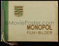 7s023 MONOPOL FILM-BILDER German 9x13 cigarette card album '30s contains 224 cards on 27 pages!
