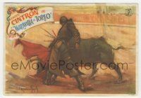 7s838 MARAVILLA DEL TOREO Spanish herald '45 wonderful bullfighting art by Carlos Ruano-Llopis!