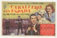 7s851 MR. SMITH GOES TO WASHINGTON Spanish herald '49 Capra, James Stewart, Jean Arthur, different