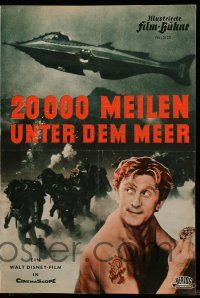 7s196 20,000 LEAGUES UNDER THE SEA German program '56 Jules Verne classic, Kirk Douglas, different