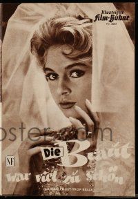 7s260 BRIDE IS MUCH TOO BEAUTIFUL German program '57 different images of sexy Brigitte Bardot!