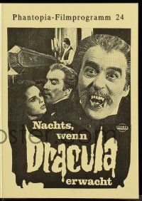 7s292 COUNT DRACULA German program R80s Jess Franco, Christoper Lee as the vampire, different!