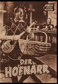 7s293 COURT JESTER German program '56 classic wacky Danny Kaye, Basil Rathbone, different images!