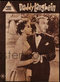 7s301 DADDY LONG LEGS Das Neue German program '55 different images of Fred Astaire & Leslie Caron!