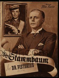7s156 DER STAMMBAUM DES DR. PISTORIUS German program '39 Ernst Waldow, directed by Karl Georg Kulb