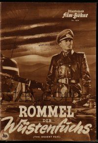 7s310 DESERT FOX German program '52 different images of James Mason as Field Marshal Erwin Rommel!