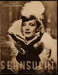 7s061 DESIRE German program '36 different images of sexy Marlene Dietrich & Gary Cooper!