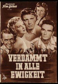 7s344 FROM HERE TO ETERNITY Film Buhne German program '54 Lancaster, Kerr, Sinatra, Reed, Clift
