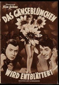 7s461 MADEMOISELLE STRIPTEASE German program '57 Marc Allegret, sexy Brigitte Bardot, different!