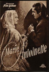 7s466 MARIE ANTOINETTE German program '51 different images of Norma Shearer & Tyrone Power!