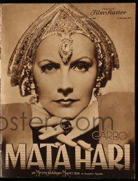 7s091 MATA HARI German program '32 Greta Garbo, Ramon Novarro, Lionel Barrymore, different images!