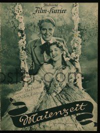7s092 MAYTIME German program '37 different images of Jeanette MacDonald & Nelson Eddy!