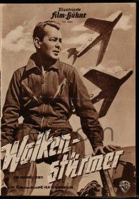 7s471 McCONNELL STORY German program '55 Alan Ladd is America's first triple jet ace, different!