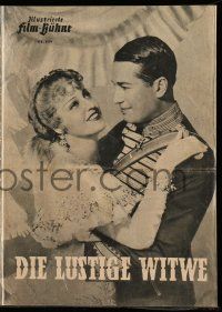 7s475 MERRY WIDOW German program '50 Maurice Chevalier, Jeanette MacDonald, Lubitsch, different!