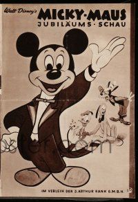 7s477 MICKY-MAUS JUBILAUMS-SCHAU German program '61 Disney cartoon, Mickey, Goofy, Donald & more!