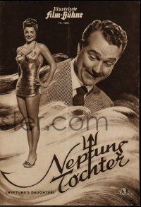 7s492 NEPTUNE'S DAUGHTER German program '51 different images of Red Skelton & Esther Williams!