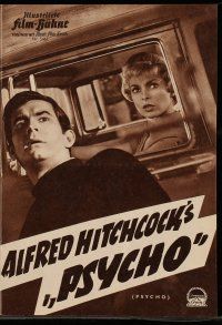 7s532 PSYCHO Film Buhne German program '60 Janet Leigh, Anthony Perkins, Alfred Hitchcock, different