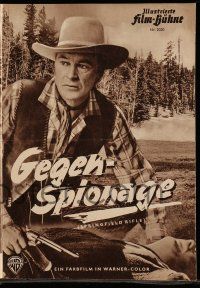 7s611 SPRINGFIELD RIFLE German program '53 Gary Cooper, Phyllis Thaxter, many different images!