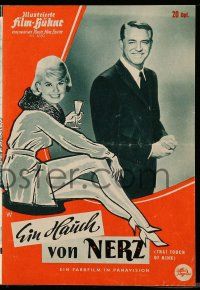 7s631 THAT TOUCH OF MINK German program '62 different images of Cary Grant & pretty Doris Day!