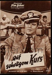 7s666 WACKIEST SHIP IN THE ARMY German program '61 Jack Lemmon & Ricky Nelson, different images!