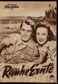 7s673 WILD HARVEST German program '52 many different images of Alan Ladd & sexy Dorothy Lamour!