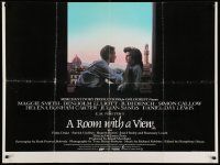 7t615 ROOM WITH A VIEW British quad '86 James Ivory, Ismail Merchant, Ruth Prawer Jhabvala
